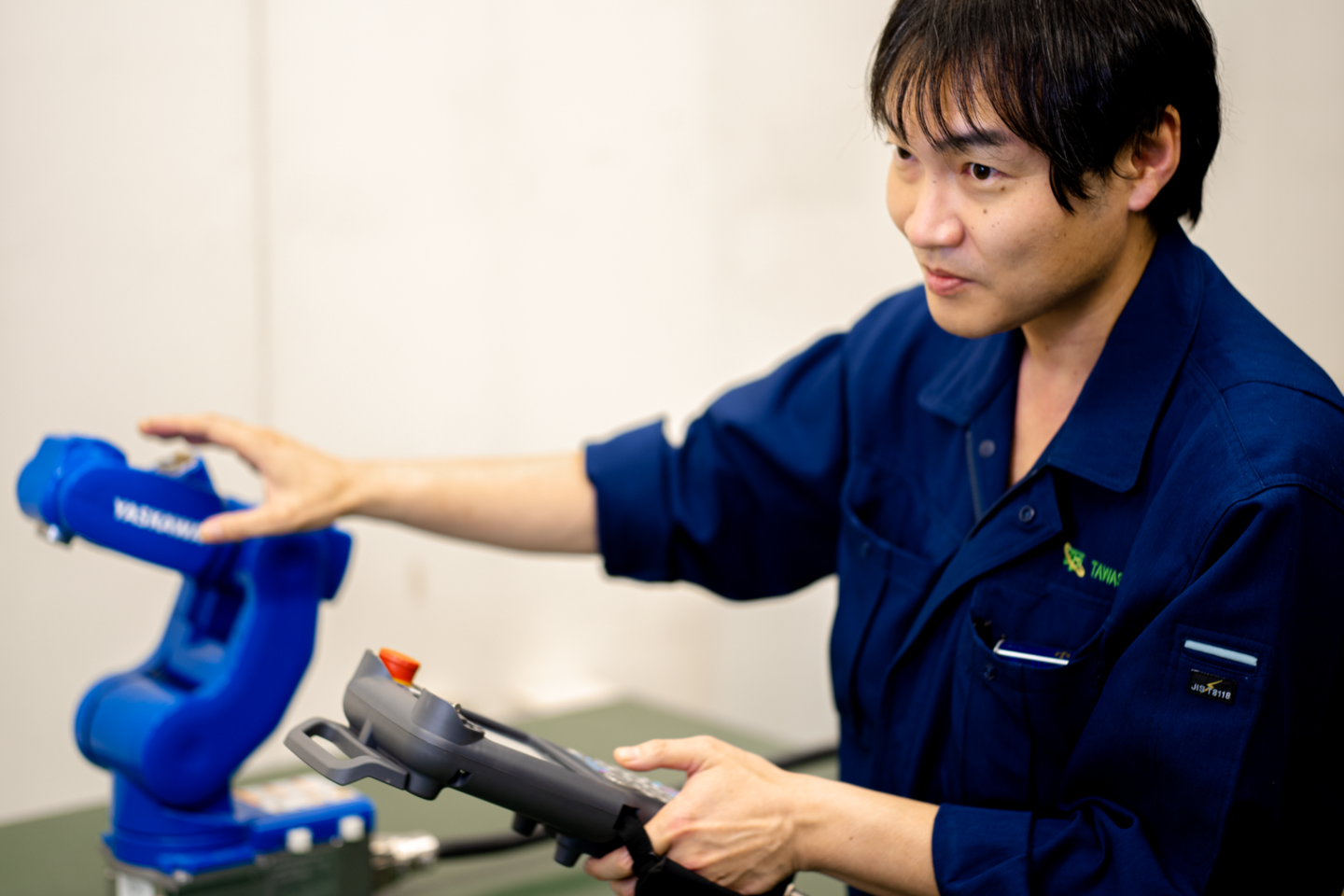 産業用ロボットの特別教育実習